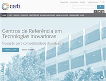 Tablet Screenshot of certi.org.br
